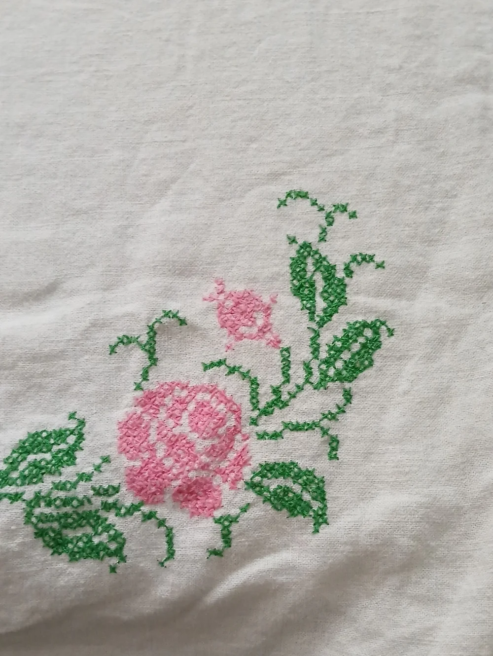 Antique Handmade Tablecloth